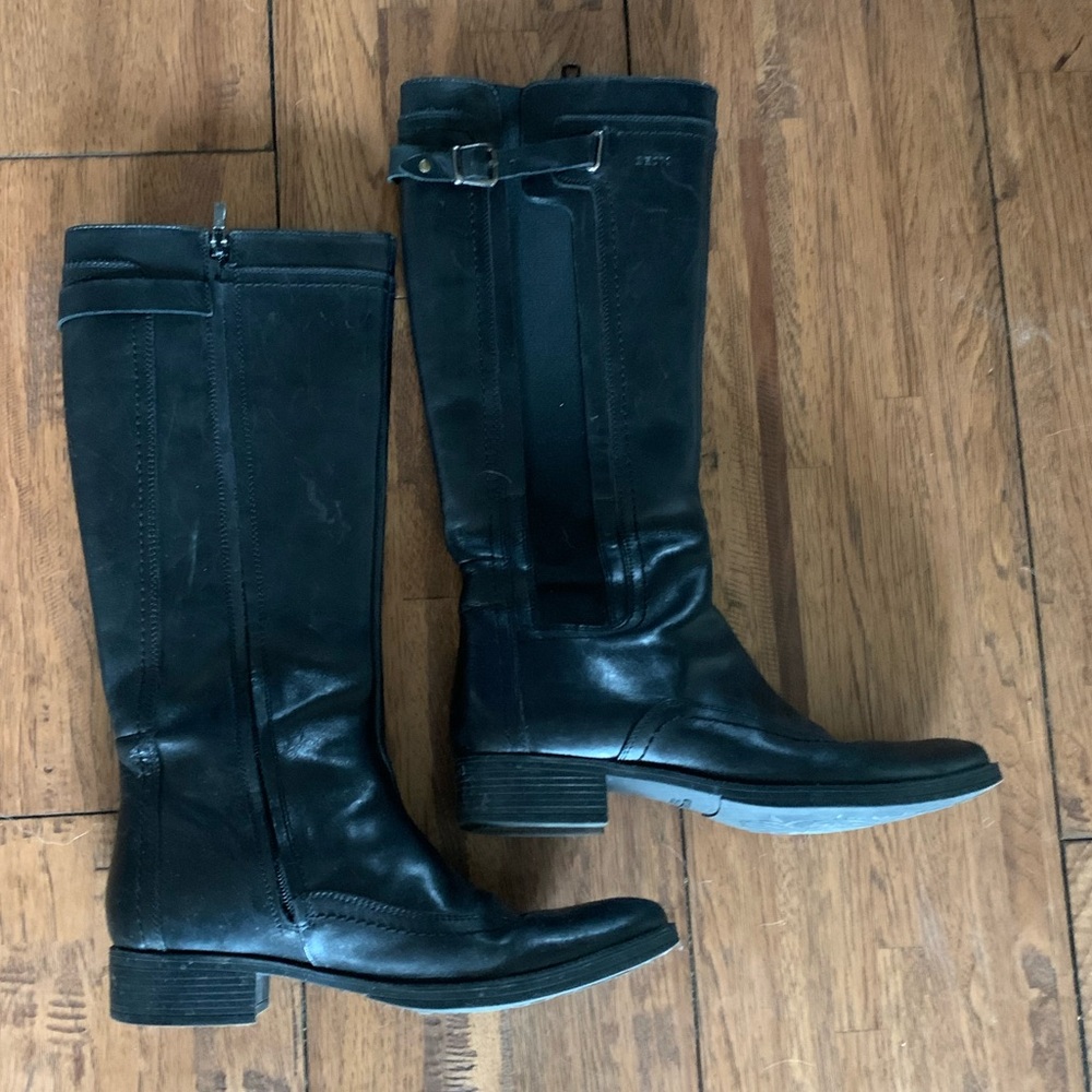 GEOX | Black leather boots